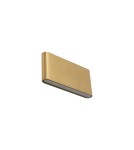 Outdoor wall lamps - Nowodvorski SEMI LED M Outdoor Wall Mounted Max power 2x5W LED IP54 3000K Brass 11366 - product 1