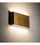 Outdoor wall lamps - Nowodvorski SEMI LED M Outdoor Wall Mounted Max power 2x5W LED IP54 3000K Brass 11366 - product 2