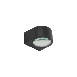 Nowodvorski NEL LED Zewnętrzna Ścienna Natynkowe Max moc 5W LED IP54 3000K Czarny 11368