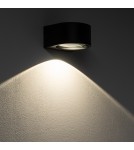 Outdoor wall lamps - Nowodvorski NEL LED Outdoor Wall Mounted Max wattage 5W LED IP54 3000K Black 11368 - product 2