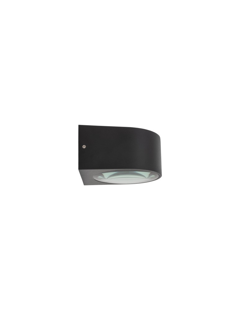 Outdoor wall lamps - Nowodvorski NEL LED Outdoor Wall Mounted Max wattage 5W LED IP54 3000K Black 11368 - product kolory-swiatla.pl 3