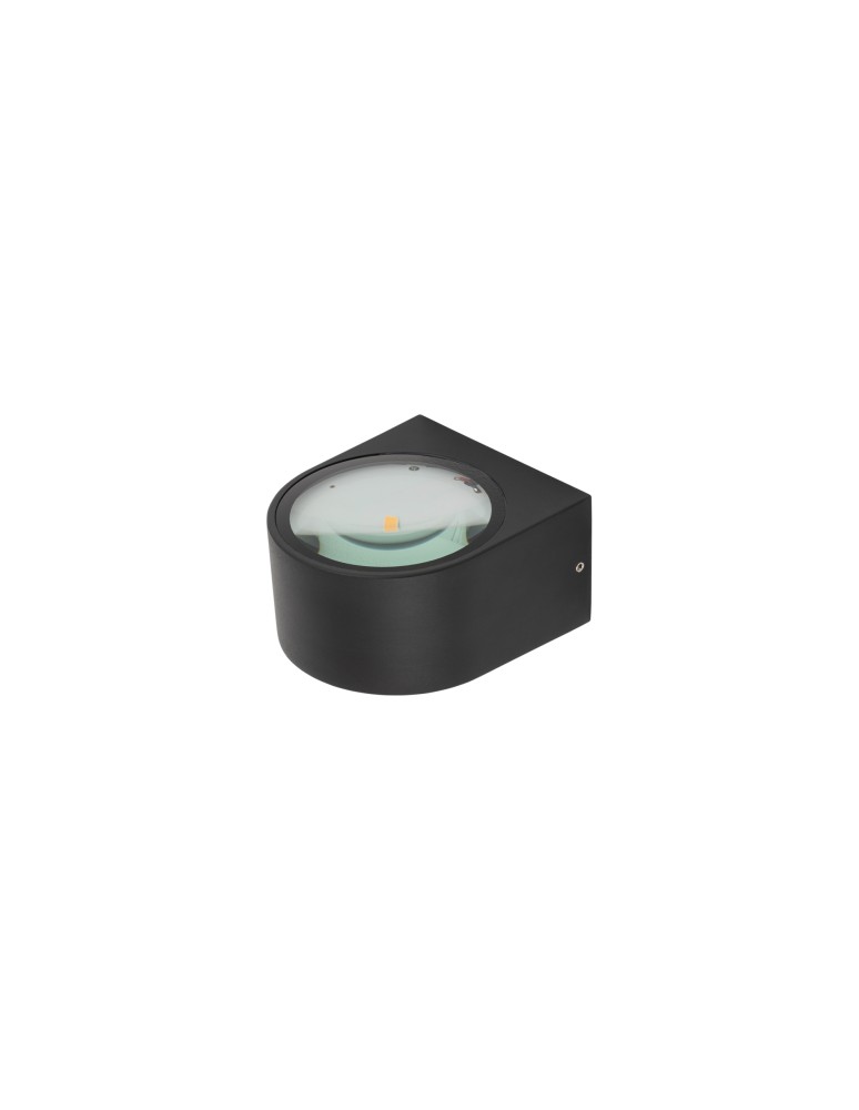 Outdoor wall lamps - Nowodvorski NEL LED Outdoor Wall Mounted Max wattage 2x5W LED IP54 3000K Black 11370 - product kolory-swiatla.pl 3