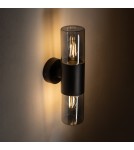 Outdoor wall lamps - Nowodvorski IDA Outdoor Wall Mounted Max wattage 10W LED E27 IP44 Black 11372 - product 2