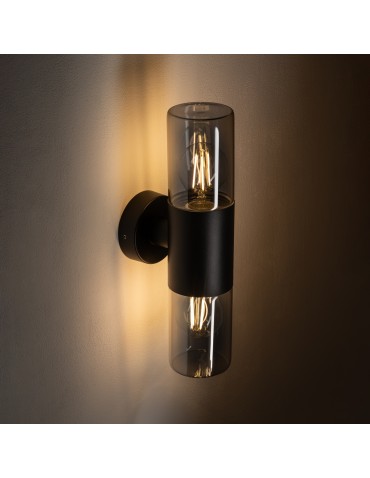 Nowodvorski IDA Outdoor Wall Mounted Max wattage 10W LED E27 IP44 Black 11372 - product 2