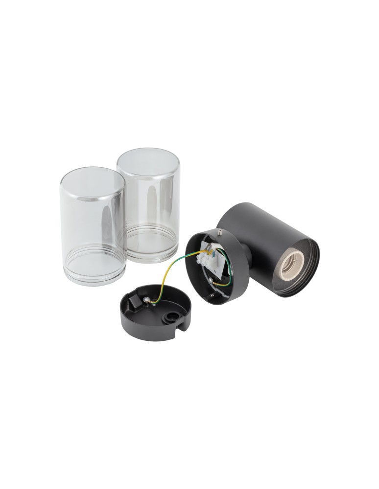 Outdoor wall lamps - Nowodvorski IDA Outdoor Wall Mounted Max wattage 10W LED E27 IP44 Black 11372 - product kolory-swiatla.pl 4