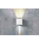 Outdoor wall lamps - Azzardo GAMBINO WHITE 1xLED Wall-mounted White IP54 AZ0950 - product 4