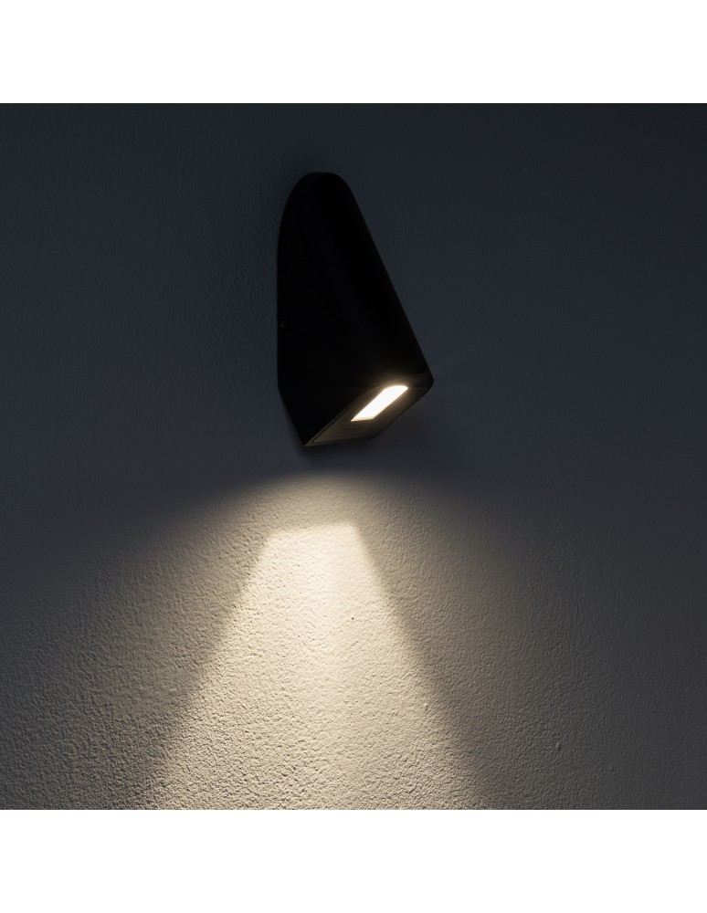 Outdoor wall lamps - Nowodvorski CLINE LED Outdoor Wall Mounted Max wattage 3W LED IP54 3000K Black 11377 - product kolory-swiatla.pl 2