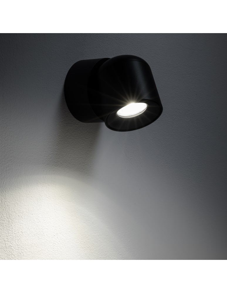 Adjustable ceiling lamps - spots - Nowodvorski OSCAR Spotlight/Spot Max power 15W only LED GU10 R50 IP54 Black 11346 - product kolory-swiatla.pl 8
