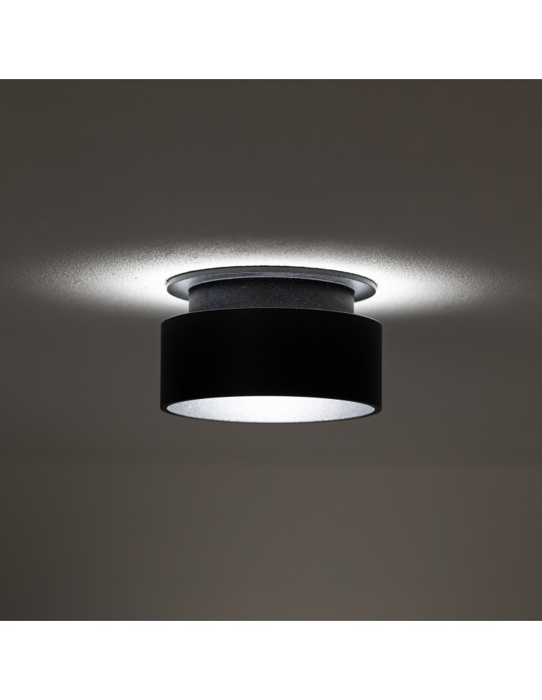 Round flush-mounted lamps - Nowodvorski SHINE Concealed Max wattage 15W only LED GU10 R50 Black 11348 - product kolory-swiatla.pl 3