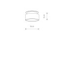 Round flush-mounted lamps - Nowodvorski SHINE Concealed Max wattage 15W only LED GU10 R50 Black 11348 - product 7