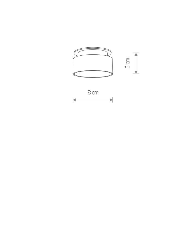 Round flush-mounted lamps - Nowodvorski SHINE Concealed Max wattage 15W only LED GU10 R50 Black 11348 - product kolory-swiatla.pl 7