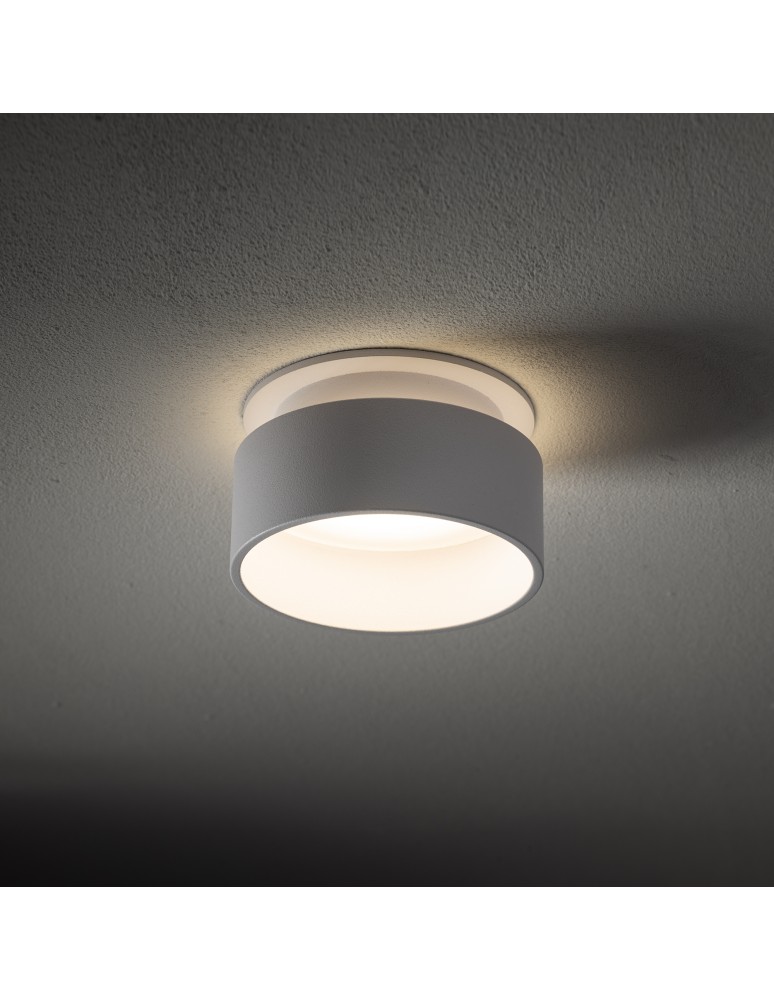 Round flush-mounted lamps - Nowodvorski SHINE Concealed Max wattage 15W only LED GU10 R50 White 11350 - product kolory-swiatla.pl 2
