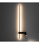 Wall lamps for bedrooms - Nowodvorski EASY LED LEFT Wall-mounted Adjustable with switch Max wattage 1x10W only LED, 1x11W LED GU10 R35, LED 3000K Black 11 - product 2