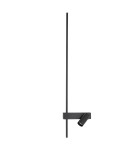 Wall lamps for bedrooms - Nowodvorski EASY LED LEFT Wall-mounted Adjustable with switch Max wattage 1x10W only LED, 1x11W LED GU10 R35, LED 3000K Black 11 - product 3