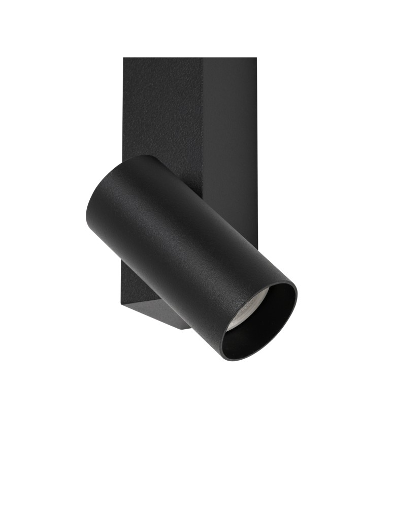 Wall lamps for bedrooms - Nowodvorski EASY LED LEFT Wall-mounted Adjustable with switch Max wattage 1x10W only LED, 1x11W LED GU10 R35, LED 3000K Black 11 - product kolory-swiatla.pl 8