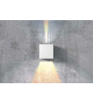 Outdoor wall lamps - Azzardo GAMBINO WHITE 1xLED Wall-mounted White IP54 AZ0950 - product 5