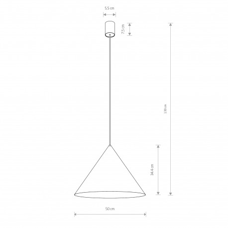 Nowodvorski ZENITH L Lampy sufitowe Lampy wiszące Max moc 20W only LED GU10 lub GU10 ES111 Umbra blue 11484