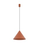 Single pendant lamps - Nowodvorski ZENITH M Ceiling lamps Pendant lamps Max wattage 20W only LED GU10 or GU10 ES111 Terracotta 11486 - product 1