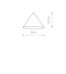 Lampshades of lighting systems - Nowodvorski CAMELEON ZENITH M System Cameleon Shades and fixtures Umbra blue 11505 - product 2