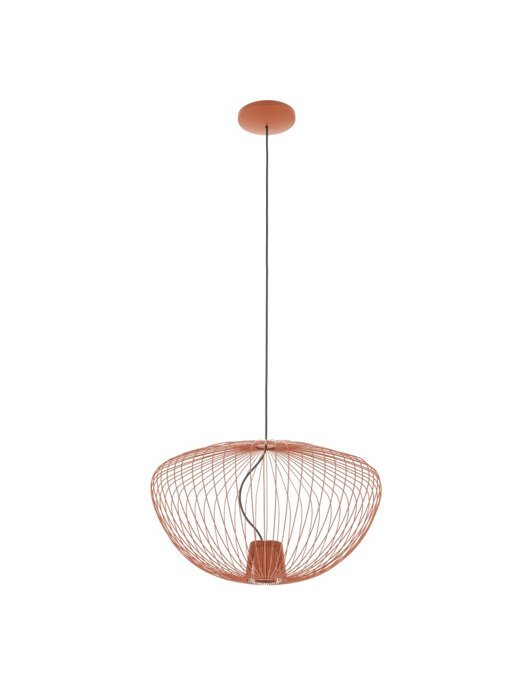 Wire pendant lamps - Nowodvorski PUMPKIN M Ceiling lamps Pendant lamps Max wattage 10W only LED GU10 R50 Terracotta 11495 - product kolory-swiatla.pl 1