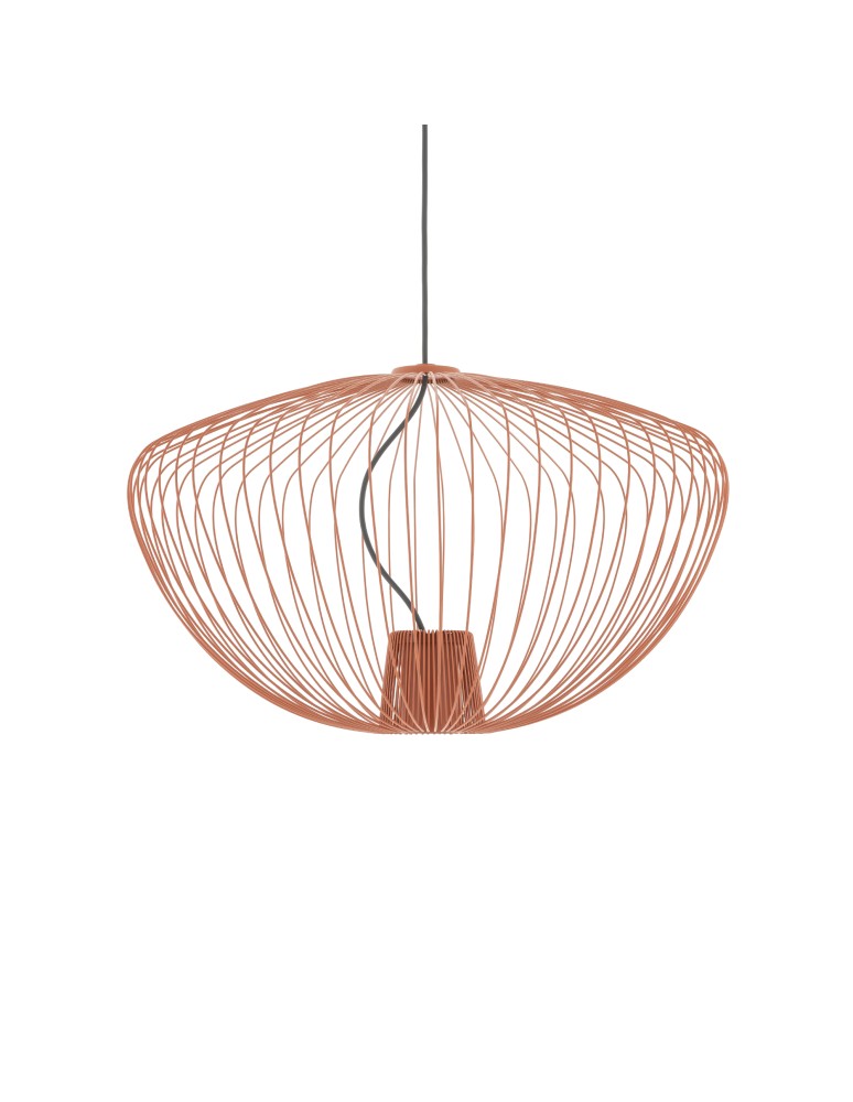 Wire pendant lamps - Nowodvorski PUMPKIN M Ceiling lamps Pendant lamps Max wattage 10W only LED GU10 R50 Terracotta 11495 - product kolory-swiatla.pl 3
