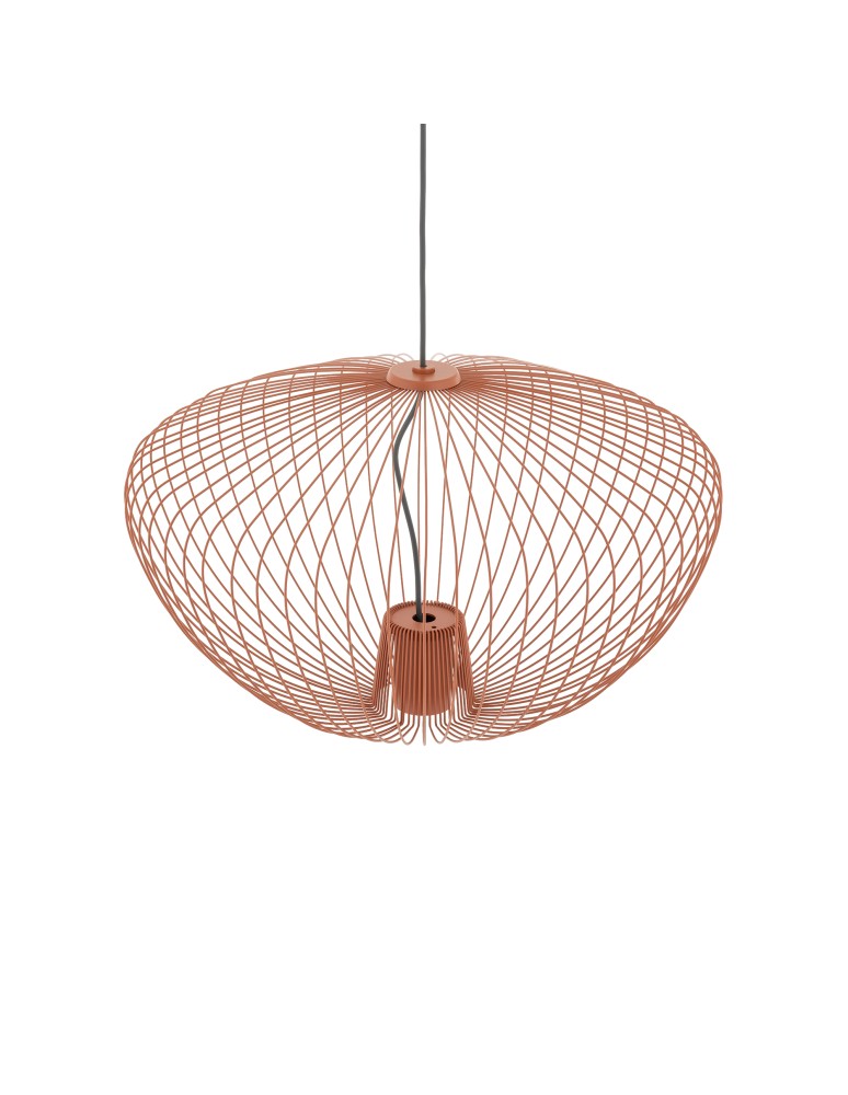 Wire pendant lamps - Nowodvorski PUMPKIN M Ceiling lamps Pendant lamps Max wattage 10W only LED GU10 R50 Terracotta 11495 - product kolory-swiatla.pl 4