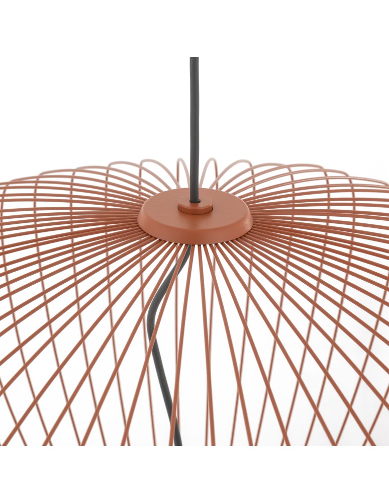 Wire pendant lamps - Nowodvorski PUMPKIN M Ceiling lamps Pendant lamps Max wattage 10W only LED GU10 R50 Terracotta 11495 - product kolory-swiatla.pl 6