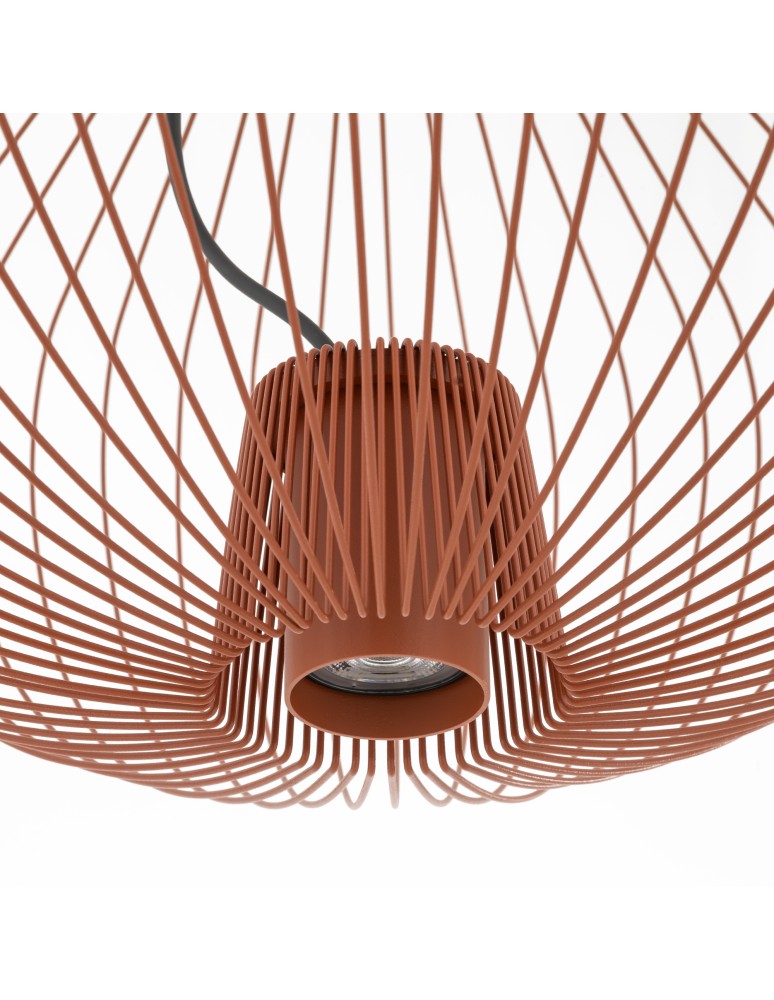 Wire pendant lamps - Nowodvorski PUMPKIN M Ceiling lamps Pendant lamps Max wattage 10W only LED GU10 R50 Terracotta 11495 - product kolory-swiatla.pl 9