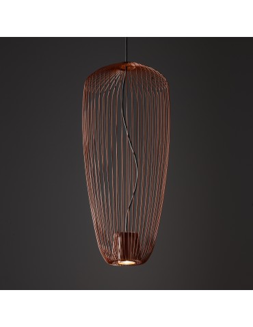 Nowodvorski PUMPKIN S Ceiling lamps Pendant lamps Max wattage 10W only LED GU10 R50 Terracotta 11496 - product 2
