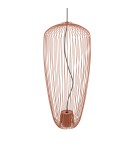 Wire pendant lamps - Nowodvorski PUMPKIN S Ceiling lamps Pendant lamps Max wattage 10W only LED GU10 R50 Terracotta 11496 - product 4