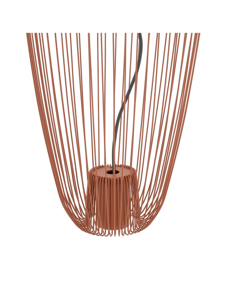 Wire pendant lamps - Nowodvorski PUMPKIN S Ceiling lamps Pendant lamps Max wattage 10W only LED GU10 R50 Terracotta 11496 - product kolory-swiatla.pl 6