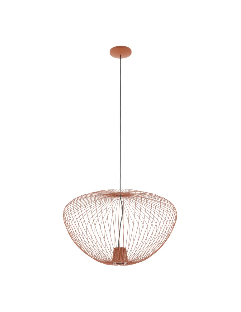 Wire pendant lamps - Nowodvorski PUMPKIN L Ceiling lamps Pendant lamps Max wattage 10W only LED GU10 R50 Terracotta 11494 - product kolory-swiatla.pl 1
