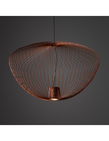 Nowodvorski PUMPKIN L Ceiling lamps Pendant lamps Max wattage 10W only LED GU10 R50 Terracotta 11494 - product 2