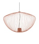 Wire pendant lamps - Nowodvorski PUMPKIN L Ceiling lamps Pendant lamps Max wattage 10W only LED GU10 R50 Terracotta 11494 - product 3