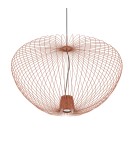 Wire pendant lamps - Nowodvorski PUMPKIN L Ceiling lamps Pendant lamps Max wattage 10W only LED GU10 R50 Terracotta 11494 - product 4