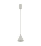 Single pendant lamps - Nowodvorski ZENITH XS Ceiling lamps Pendant lamps Max wattage 10W only LED GU10 R50 Silk gray 11455 - product 1