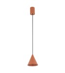 Single pendant lamps - Nowodvorski ZENITH XS Ceiling lamps Pendant lamps Max wattage 10W only LED GU10 R50 Terracotta 11456 - product 1