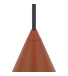 Single pendant lamps - Nowodvorski ZENITH XS Ceiling lamps Pendant lamps Max wattage 10W only LED GU10 R50 Terracotta 11456 - product 4