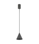 Single pendant lamps - Nowodvorski ZENITH XS Ceiling lamps Pendant lamps Max wattage 10W only LED GU10 R50 Umbra gray 11454 - product 1