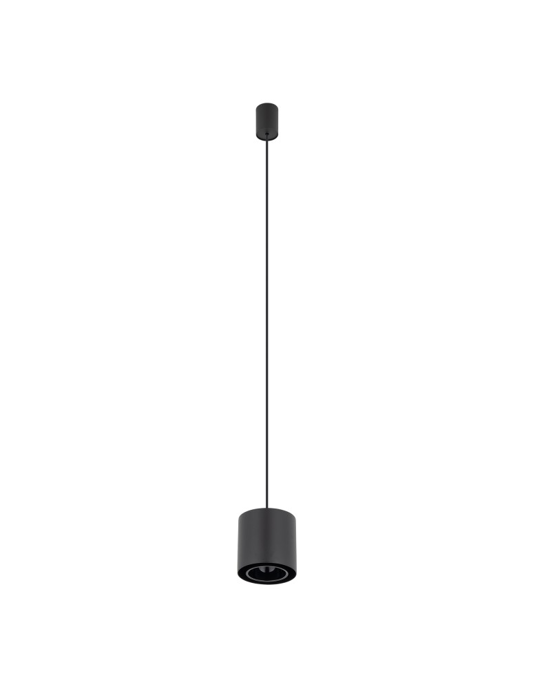 Single pendant lamps - Nowodvorski POINT DUO Ceiling lamps Pendant lamps Max wattage 10W only LED GU10 R50 Black 11512 - product kolory-swiatla.pl 1
