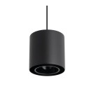 Single pendant lamps - Nowodvorski POINT DUO Ceiling lamps Pendant lamps Max wattage 10W only LED GU10 R50 Black 11512 - product 4