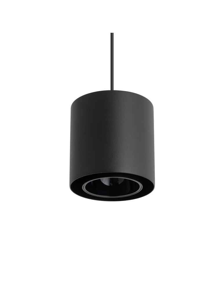 Single pendant lamps - Nowodvorski POINT DUO Ceiling lamps Pendant lamps Max wattage 10W only LED GU10 R50 Black 11512 - product kolory-swiatla.pl 4