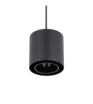 Single pendant lamps - Nowodvorski POINT DUO Ceiling lamps Pendant lamps Max wattage 10W only LED GU10 R50 Black 11512 - product 5