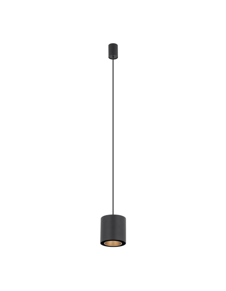 Single pendant lamps - Nowodvorski POINT DUO Ceiling lamps Pendant lamps Max wattage 10W only LED GU10 R50 Black 11511 - product kolory-swiatla.pl 1