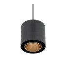 Single pendant lamps - Nowodvorski POINT DUO Ceiling lamps Pendant lamps Max wattage 10W only LED GU10 R50 Black 11511 - product 5