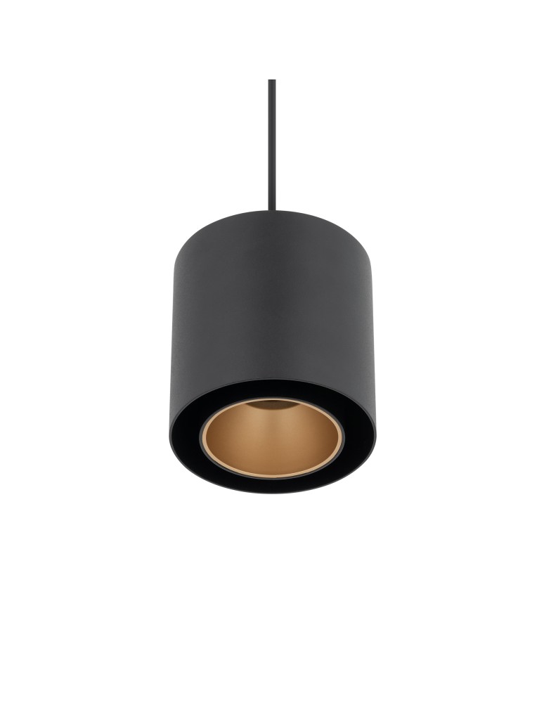 Single pendant lamps - Nowodvorski POINT DUO Ceiling lamps Pendant lamps Max wattage 10W only LED GU10 R50 Black 11511 - product kolory-swiatla.pl 5