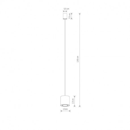 Nowodvorski POINT DUO Lampy sufitowe Lampy wiszące Max moc 10W only LED GU10 R50 Czarny 11511