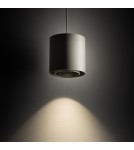 Single pendant lamps - Nowodvorski POINT DUO Ceiling lamps Pendant lamps Max wattage 10W only LED GU10 R50 Silk gray 11513 - product 2