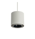 Single pendant lamps - Nowodvorski POINT DUO Ceiling lamps Pendant lamps Max wattage 10W only LED GU10 R50 Silk gray 11513 - product 4