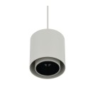 Single pendant lamps - Nowodvorski POINT DUO Ceiling lamps Pendant lamps Max wattage 10W only LED GU10 R50 Silk gray 11513 - product 5